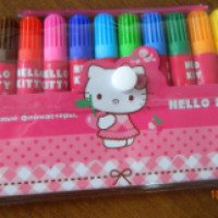 Набор акварельных фломастеров Оригами Hello Kitty