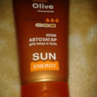 Крем автозагар для лица и тела Golden Olive Sun Energy