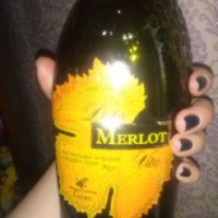 Вино виноградное красное полусладкое Кодру "Мерло"