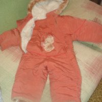 Слитный зимний детский комбинезон Kiko без отстегивающейся подкладки