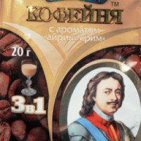 Напиток Инвестпроект "Русская кофейня 3 в 1 с ароматом айриш-крим