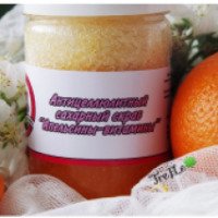 Антицеллюлитный сахарный скраб для тела Meela Meelo "Апельсины-витамины"