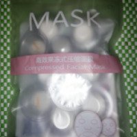 Пресованная тканевая маска - таблетка для лица Jieya