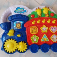 Детская развивающая игрушка Расти малыш "Веселый поезд"