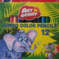 Цветные карандаши ErichKrause Artberry 12 Jumbo Color Pencils