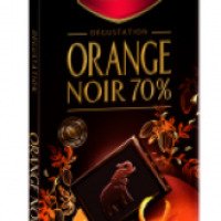 Горький шоколад Cote d'Or 70% какао с кусочками апельсина