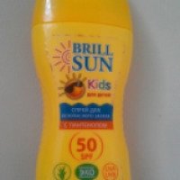Спрей для безопасного загара Биокон Brill Sun Kids SPF 50
