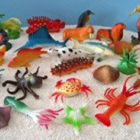 Игровой набор фигурок морских животных Amazon