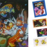 Альбом с наклейками Космический матч Space jam - издательство Upper Deck