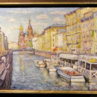 Выставка работ художника Николая Савенко в Голубой гостиной Санкт-Петербургского союза художников