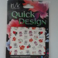 Переводные наклейки для ногтей Irisk Professional "Quick Design"