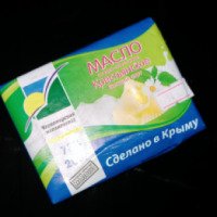 Масло сладко-сливочное Черноморский молокозавод "Крестьянское"