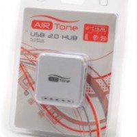 Внешний USB2.0 HUB 4-port AirTone [ATH-06P] c блоком питания