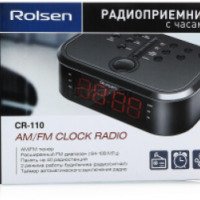 Радиоприемник с часами Rolsen CR-110