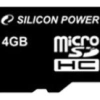 Карта памяти Silicon Power MicroSD 4GB Class 2