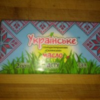 Масло сладкосливочное Богодуховский молокозавод "Украинское" селянское 73%