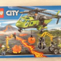 Конструктор Lego City "Грузовой вертолет исследователь вулканов" 60123