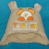 Детская зимняя шапка для мальчика TuTu