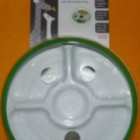 Детская пластиковая тарелка OXO Tot трехсекционная
