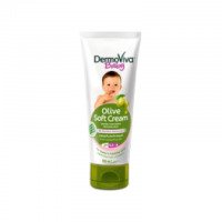 Смягчающий крем для детей на основе оливкового масла DermoViva Baby