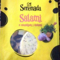 Сыр полутвердый Serenada Salami пластинами