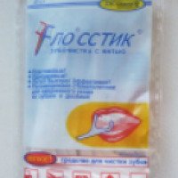Пластиковые зубочистки с нитью Стилкон "Fлосстик"