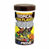 Корм для всех тропических аквариумных рыб Prodac Tropical Fish Flakes в хлопьях