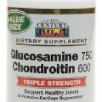 Диетическая добавка 21st Century Glucosamine Chondroitin Тройная сила