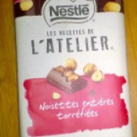 Темный шоколад Nestle "Chocolat Noir Aux Noisettes Entieres Torrefisse"