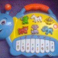 Музыкальное пианино со звуками животных Jialegu Toys