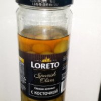 Оливки зеленые с косточкой Loreto