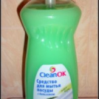 Средство для мытья посуды с бальзамом CleanOK