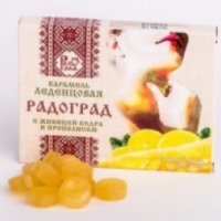 Леденцы Радоград с медом и лимоном