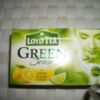 Чай Loyd Tea Green Seanse "Лимон и лайм"