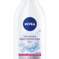 Смягчающая мицеллярная вода NIvea 3 в 1 для сухой и чувствительной кожи