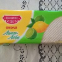 Вафли Яшкино "Лимон-Лайм"