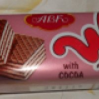 Вафли АВК Waffi wafers with cocoa
