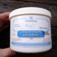 Коллагеновый пилинг для лица и тела Hristina Cosmetics