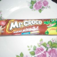 Напиток десертный растворимый Золотое зерно Mr. Croco "Какао микс 3 в 1"