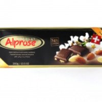 Швейцарский горький шоколад Alprose