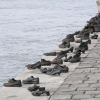 Мемориал "Туфли на набережной Дуная" (Венгрия, Будапешт)