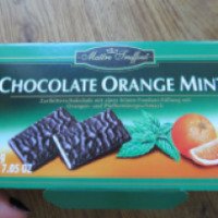 Мятно-апельсиновый шоколад Chocolade Orange Mints Maitre Truffout