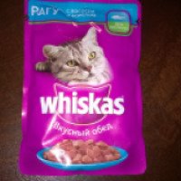 Корм для кошек Whiskas "Вкусный обед" рагу с лососем и форелью