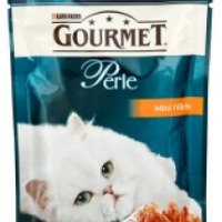 Корм для кошек Gourmet Perle Mini-Fillet "С лососем"