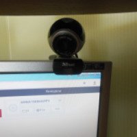 Веб-камера Trust Exis Webcam Black-Silver 17003