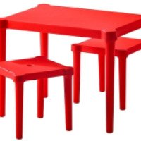 Детский стол и стулья IKEA "Уттер"