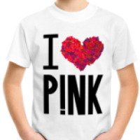 Детская футболка I like pink