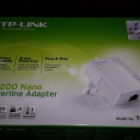 Сетевой адаптер TP-Link Powerline AV200 Nano