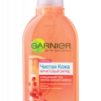 Очищающий гель против жирного блеска Garnier Skin Naturals с экстрактом грейпфрута и граната