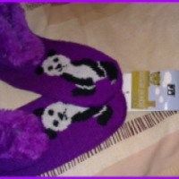 Домашние носки-тапочки Home socks Panda